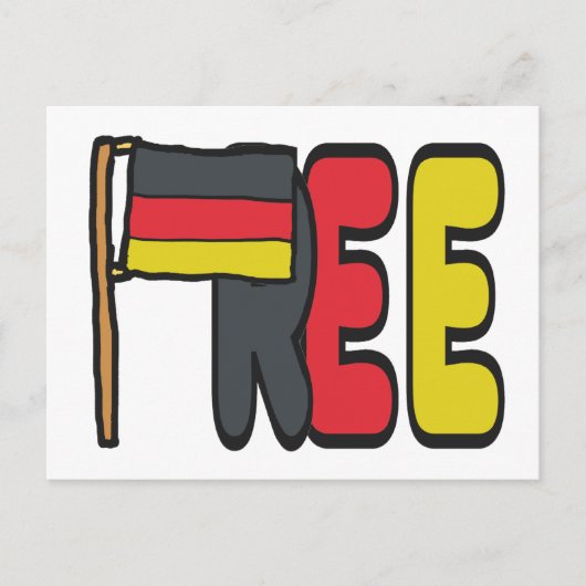 Gratis Duitsland Dexit Briefkaart (Voorkant)
