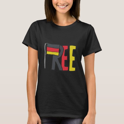 Gratis Duitsland Dexit T-shirt (Voorkant)