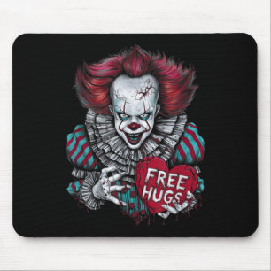 Gratis Een Knuffels Enge Clown Valentijn Halloween Muismat