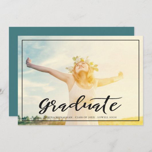 Gratis en gefocust | Aankondiging Afstuderen | Don (Voorkant / Achterkant)