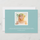 Gratis en gefocust | Afstuderen Hartelijk dank | L Bedankkaart (Achterkant)