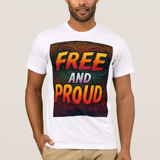 Gratis en proud t-shirt (Voorkant)