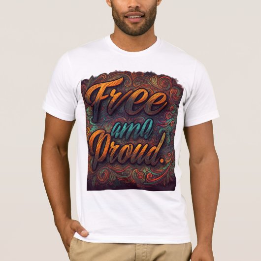 Gratis en proud t-shirt (Voorkant)