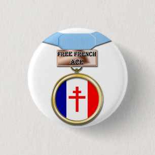 Gratis Franse ijsknop Ronde Button 3,2 Cm