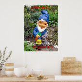 Gratis Garden gnomen Poster (Keuken)