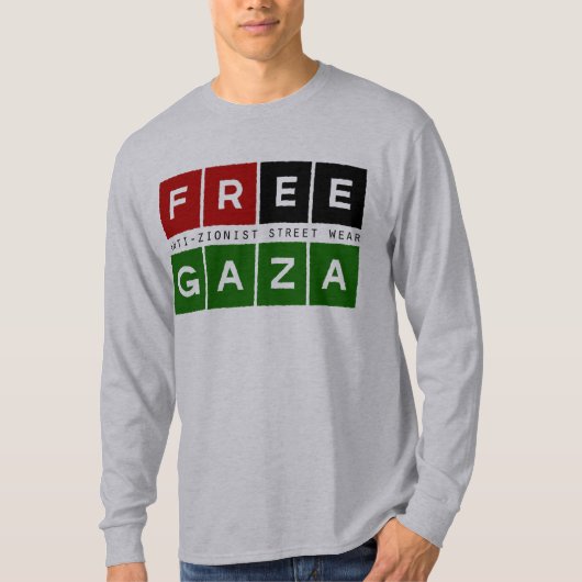 Gratis Gaza! T-shirt (Voorkant)