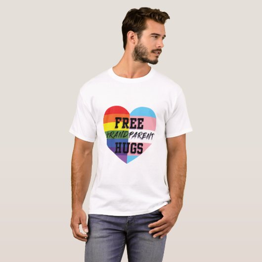 Gratis Gegreneerde GGBTQ (E)kwaliteitsgoederen T-shirt (Voorkant volledig)