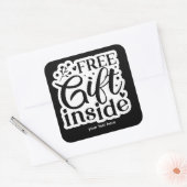 Gratis geschenk in de sticker (Envelop)