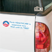 Gratis GEZONDHEIDSZORG Bumpersticker (Op Truck)