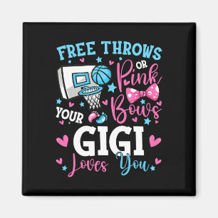 Gratis gooien of roze bogen Gigi houdt van je Scha Magneet