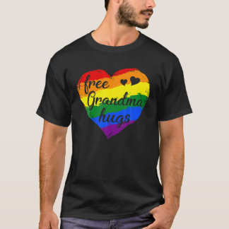 Gratis Grandma Hugs LGBT Free Grandma Hugs Kinder T-shirt