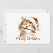 Gratis Grappige Cute Oranje Meowy Kerstmis Kat