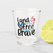 Gratis grond shot glas (Voorkant)