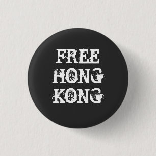 GRATIS HONG KONG-BUTTON RONDE BUTTON 3,2 CM