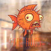 Gratis huggen Cartoon Raamsticker (Vel 2)