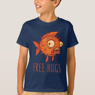Gratis huggen Cartoon T-shirt