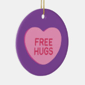 Gratis huggen keramisch ornament (Rechts)
