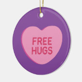 Gratis huggen keramisch ornament (Links)