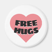 Gratis huggen magneet (Voorkant)
