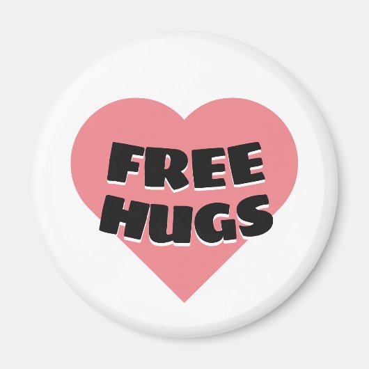 Gratis huggen magneet (Voorkant)