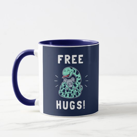 Gratis huggen mok (Links)