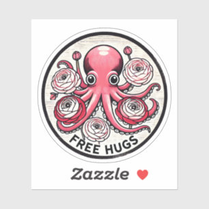 Gratis huggen sticker