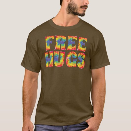 Gratis huggen t-shirt (Voorkant)