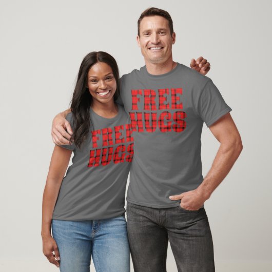 Gratis huggen t-shirt (Unisex)