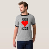 Gratis huggen t-shirt (Voorkant volledig)