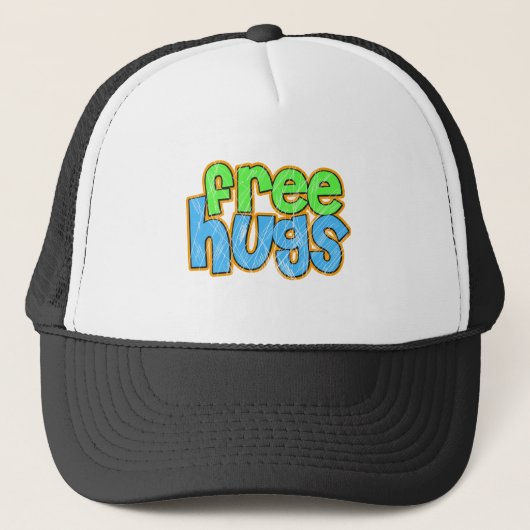 Gratis huggen trucker pet (Voorkant)