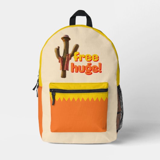 Gratis Hugs! Bedrukte Rugzak (Voorkant)