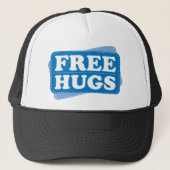 Gratis hugs - Blauw Trucker Pet (Voorkant)