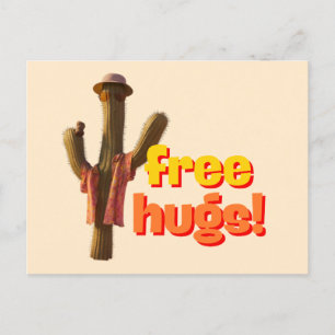 Gratis Hugs! Briefkaart