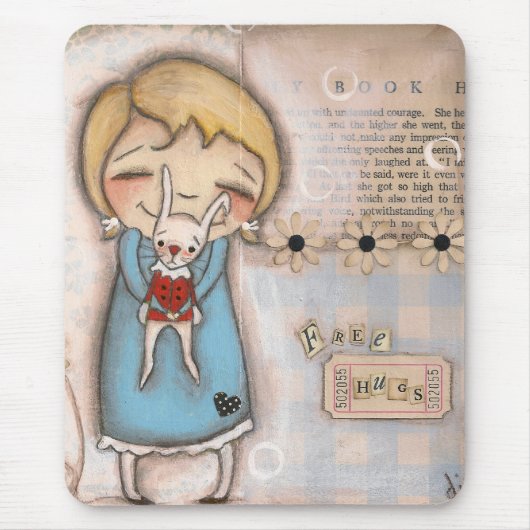 Gratis hugs - Muismat (Voorkant)