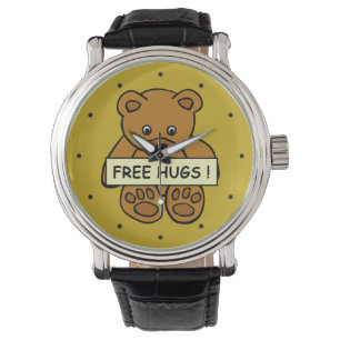 GRATIS HUGS Teddy-horloges Horloge