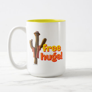 Gratis Hugs! Tweekleurige Koffiemok