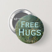 Gratis Hugs van T. Chronister Ronde Button 5,7 Cm (Voorkant /achterkant)