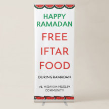 Gratis iftar eten tijdens de ramadan Mubarak