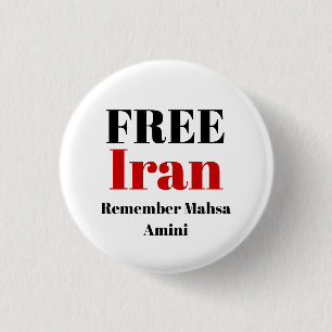 GRATIS IRAN HERINNERT Mahsa Amini Button