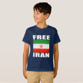 Gratis Iran T-shirt wit (Voorkant volledig)