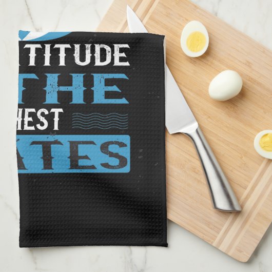 Gratis is de hoogste piloot theedoek (Quarter Fold)