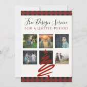 GRATIS kerstKaart nodigt ontwerpservice uit (Voorkant)