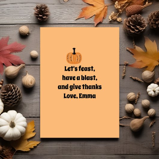 Gratis Kerstmaal Diner  Kaart