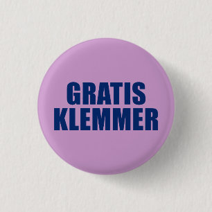 Gratis Klemmer Ronde Button 3,2 Cm