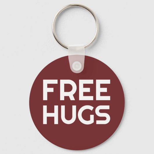 Gratis Knuffel Knop Sleutelhanger (Voorkant)