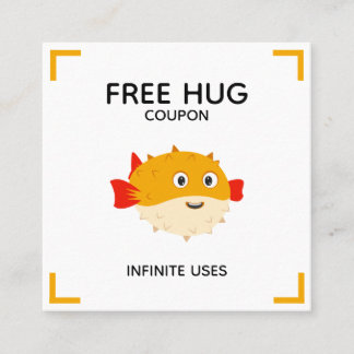 Gratis knuffelcoupon met Puffy de kogelvis Kortingskaartje