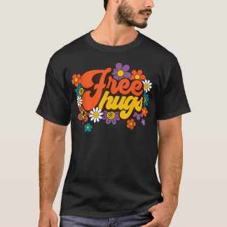 Gratis Knuffeldag Nationale Knuffeldag Retro Vinta T-shirt
