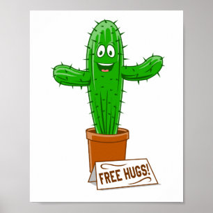 Gratis Knuffels Cactus Plant Welkom Poster