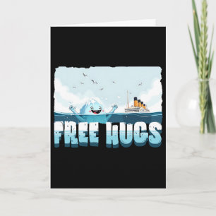 Gratis knuffels Funny ijsberg cruiseschip Titanic Kaart