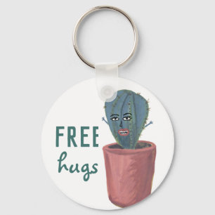 GRATIS KNUFFELS GEKKE CACTUS DAME SLEUTELHANGER
